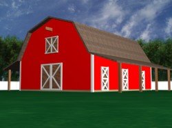barn plan, horse shelter